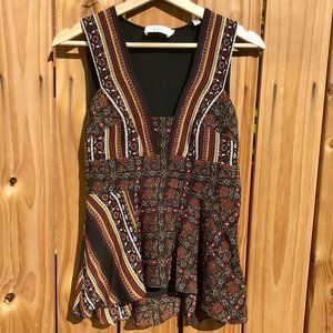 A.L.C. silk sleeveless top